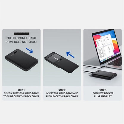 H8 2.5-inch SATA Mechanical Solid-State SSD Hard Drive Box For Windows / Mac / Linux by buy2fix