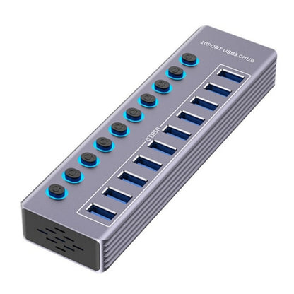 U310 10-in-1 USB 3.0 Extension HUB USB Power Charging Station with Individual Switch by buy2fix