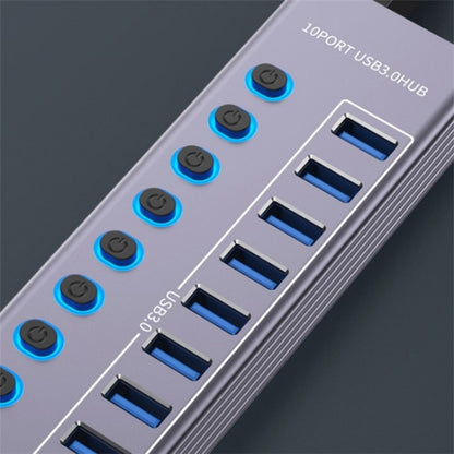 U310 10-in-1 USB 3.0 Extension HUB USB Power Charging Station with Individual Switch by buy2fix
