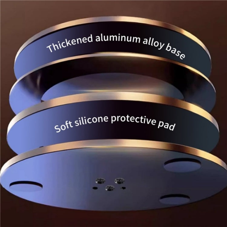 YY-027 360 Degree Rotation Foldable Desktop Phone Tablet Holder(Black) - Desktop Holder by buy2fix | Online Shopping UK | buy2fix