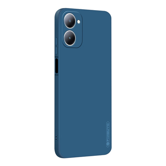 For vivo Y03 / Y18 PINWUYO Sense Series Liquid Silicone TPU Phone Case(Blue)