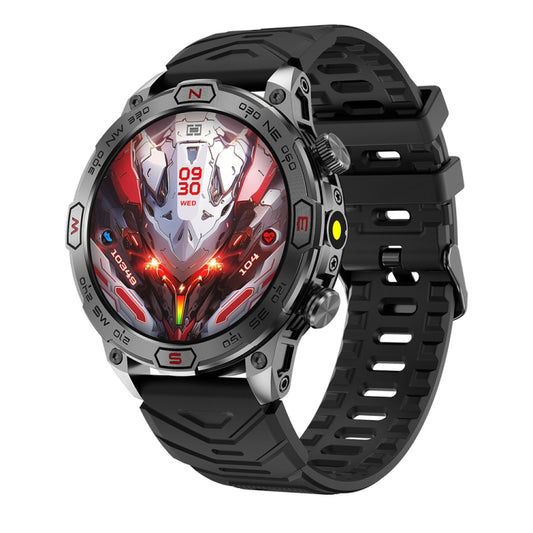 KC86 1.43 inch Color Screen Smart Watch, Support Bluetooth Call / Health Monitoring(Black) by buy2fix