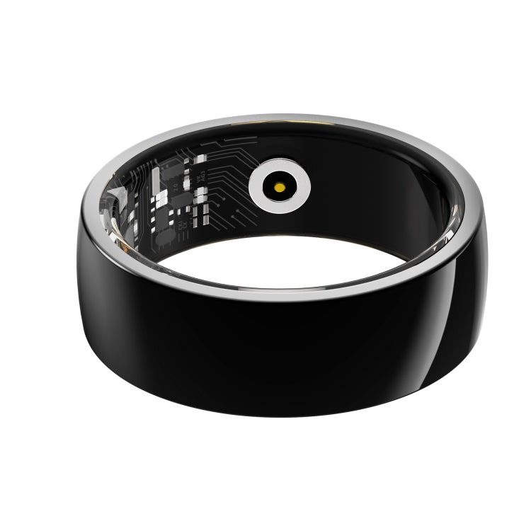 R09M SIZE 18 Smart Ring, Support Health Monitoring / Care For Families(Black) by buy2fix