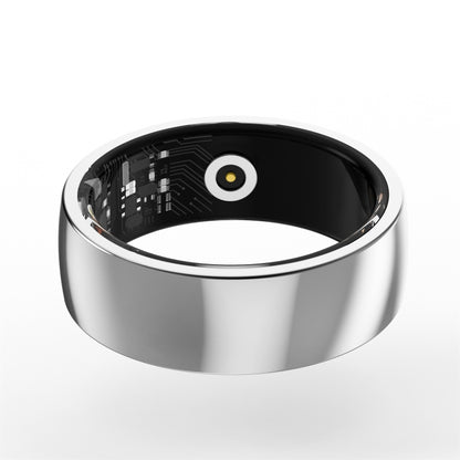 R09M SIZE 18 Smart Ring, Support Health Monitoring / Care For Families(Silver) by buy2fix