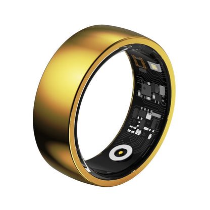 R09M SIZE 22 Smart Ring, Support Health Monitoring / Care For Families(Gold) by buy2fix