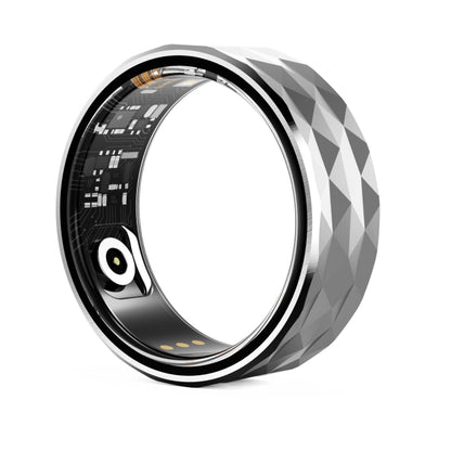 R12M SIZE 18 Smart Ring, Support Health Monitoring / Multiple Exercise Modes(Silver) by buy2fix