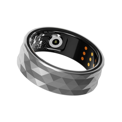 R12M SIZE 18 Smart Ring, Support Health Monitoring / Multiple Exercise Modes(Silver) by buy2fix