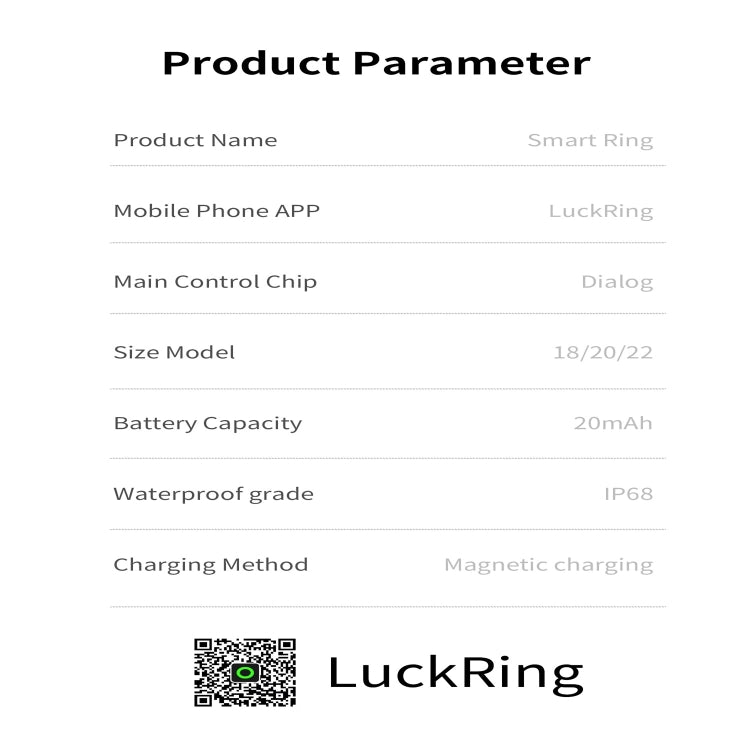 R12M SIZE 20 Smart Ring, Support Health Monitoring / Multiple Exercise Modes(Silver) by buy2fix