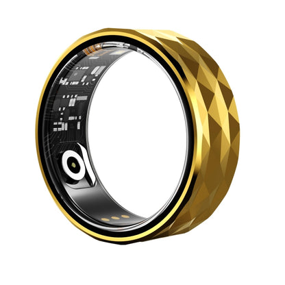 R12M SIZE 22 Smart Ring, Support Health Monitoring / Multiple Exercise Modes(Gold) by buy2fix