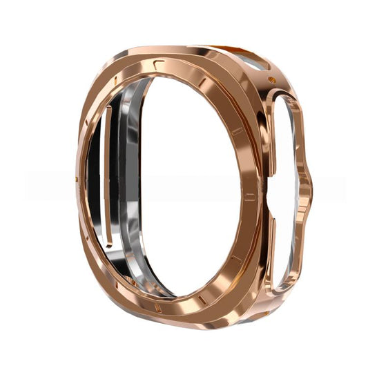 For Samsung Galaxy Watch Ultra 47mm / Ultra 2025 Full Coverage TPU Electroplated Watch Protective Case(Rose Gold) - Watch Cases by buy2fix | Online Shopping UK | buy2fix