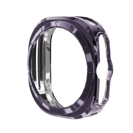 For Samsung Galaxy Watch Ultra 47mm / Ultra 2025 Full Coverage TPU Electroplated Watch Protective Case(Gray) - Watch Cases by buy2fix | Online Shopping UK | buy2fix