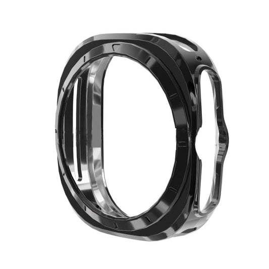 For Samsung Galaxy Watch Ultra 47mm / Ultra 2025 Full Coverage TPU Electroplated Watch Protective Case(Black) - Watch Cases by buy2fix | Online Shopping UK | buy2fix