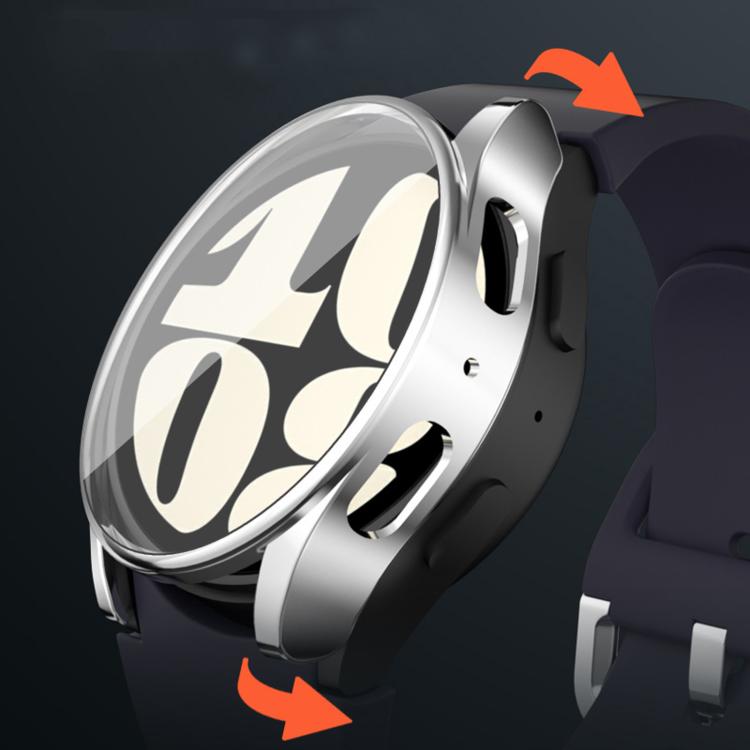 For Samsung Galaxy Watch Ultra 47mm / Ultra 2025 Full Coverage TPU Electroplated Watch Protective Case(Black) - Watch Cases by buy2fix | Online Shopping UK | buy2fix
