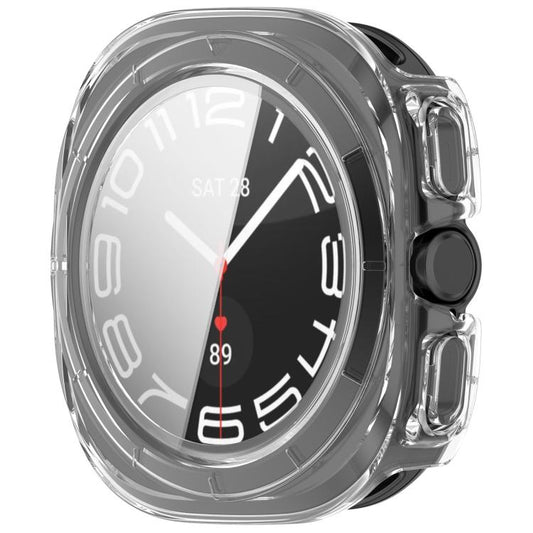 For Samsung Galaxy Watch Ultra 47mm / Ultra 2025 Tempered Film Integrated Waterproof PC Watch Protective Cover(Transparent) - Watch Cases by buy2fix | Online Shopping UK | buy2fix