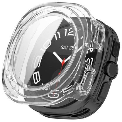 For Samsung Galaxy Watch Ultra 47mm / Ultra 2025 Tempered Film Integrated Waterproof PC Watch Protective Cover(Transparent) - Watch Cases by buy2fix | Online Shopping UK | buy2fix