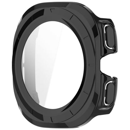 For Samsung Galaxy Watch Ultra 47mm / Ultra 2025 Tempered Film Integrated Waterproof PC Watch Protective Cover(Black) - Watch Cases by buy2fix | Online Shopping UK | buy2fix