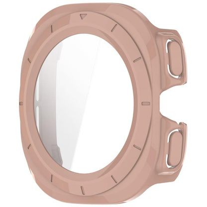 For Samsung Galaxy Watch Ultra 47mm / Ultra 2025 Tempered Film Integrated Waterproof PC Watch Protective Cover(Pink) - Watch Cases by buy2fix | Online Shopping UK | buy2fix