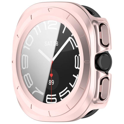 For Samsung Galaxy Watch Ultra 47mm / Ultra 2025 Tempered Film Integrated Waterproof PC Watch Protective Cover(Rose Gold) - Watch Cases by buy2fix | Online Shopping UK | buy2fix