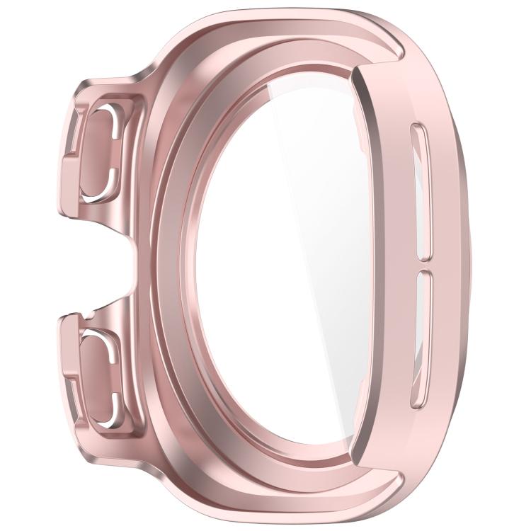 For Samsung Galaxy Watch Ultra 47mm / Ultra 2025 Tempered Film Integrated Waterproof PC Watch Protective Cover(Rose Gold) - Watch Cases by buy2fix | Online Shopping UK | buy2fix