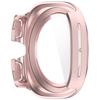 For Samsung Galaxy Watch Ultra 47mm / Ultra 2025 Tempered Film Integrated Waterproof PC Watch Protective Cover(Rose Gold) - Watch Cases by buy2fix | Online Shopping UK | buy2fix