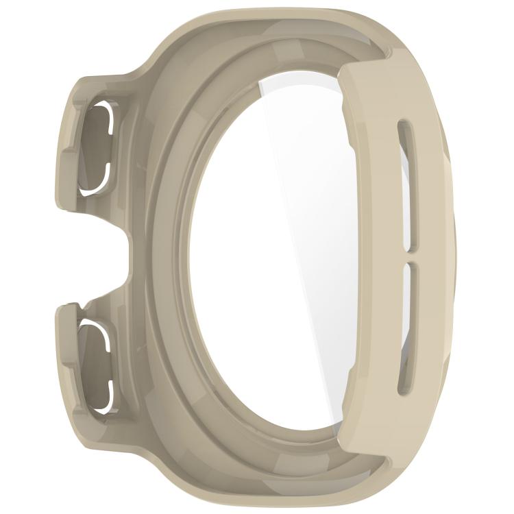 For Samsung Galaxy Watch Ultra 47mm / Ultra 2025 Tempered Film Integrated Waterproof PC Watch Protective Cover(Ivory) - Watch Cases by buy2fix | Online Shopping UK | buy2fix