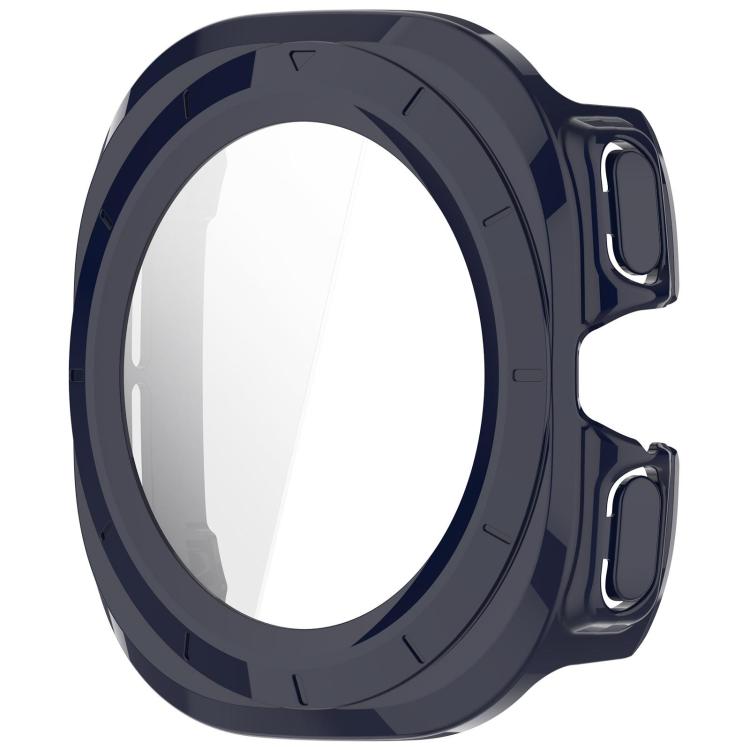 For Samsung Galaxy Watch Ultra 47mm / Ultra 2025 Tempered Film Integrated Waterproof PC Watch Protective Cover(Dark Blue) - Watch Cases by buy2fix | Online Shopping UK | buy2fix