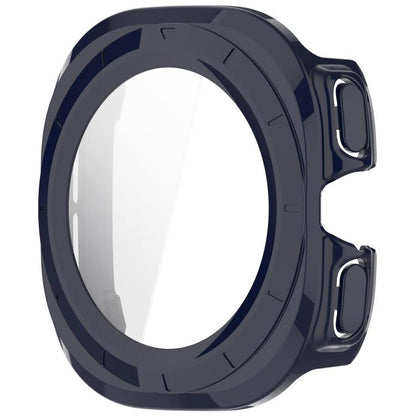 For Samsung Galaxy Watch Ultra 47mm / Ultra 2025 Tempered Film Integrated Waterproof PC Watch Protective Cover(Dark Blue) - Watch Cases by buy2fix | Online Shopping UK | buy2fix