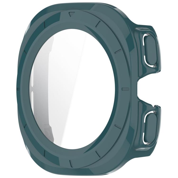 For Samsung Galaxy Watch Ultra 47mm / Ultra 2025 Tempered Film Integrated Waterproof PC Watch Protective Cover(Pine Green) - Watch Cases by buy2fix | Online Shopping UK | buy2fix