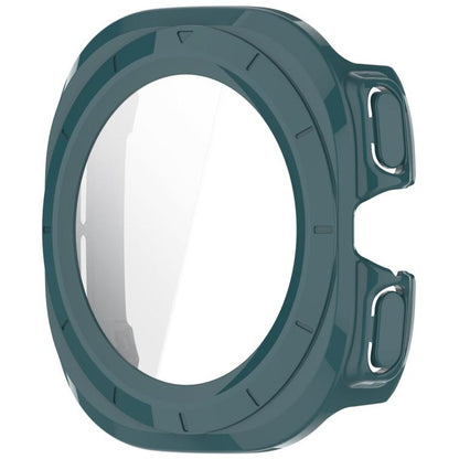 For Samsung Galaxy Watch Ultra 47mm / Ultra 2025 Tempered Film Integrated Waterproof PC Watch Protective Cover(Pine Green) - Watch Cases by buy2fix | Online Shopping UK | buy2fix