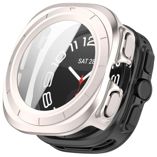 For Samsung Galaxy Watch Ultra 47mm / Ultra 2025 Tempered Film Integrated Waterproof PC Watch Protective Cover(Starlight) - Watch Cases by buy2fix | Online Shopping UK | buy2fix