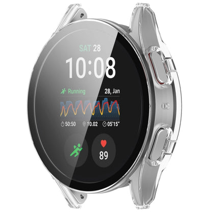 For Samsung Galaxy Watch 7 44mm Tempered Film Integrated Waterproof PC Watch Protective Cover(Transparent) - Watch Cases by buy2fix | Online Shopping UK | buy2fix