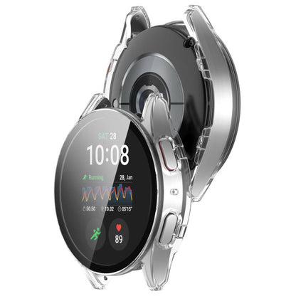 For Samsung Galaxy Watch 7 40mm Tempered Film Integrated Waterproof PC Watch Protective Cover(Transparent) - Watch Cases by buy2fix | Online Shopping UK | buy2fix