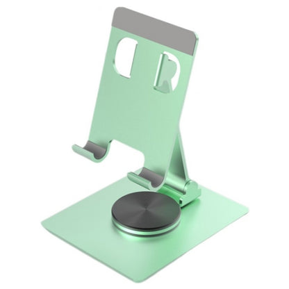 YY-022 360 Degree Rotation Aluminum Alloy Desktop Phone Tablet Holder(Green) - Desktop Holder by buy2fix | Online Shopping UK | buy2fix