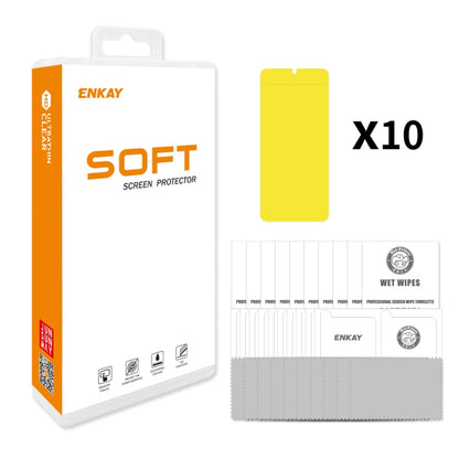 For vivo iQOO Z9 Global 10pcs ENKAY Hat-Prince Full Glue Coverage Soft Explosion-proof Hydrogel Film - Others by ENKAY | Online Shopping UK | buy2fix