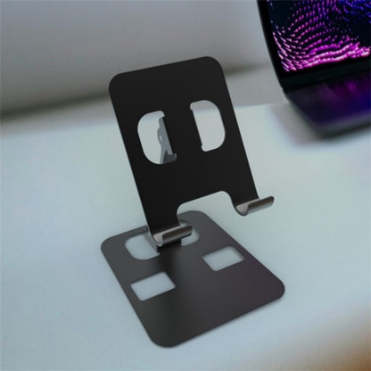 YY-026 Foldable Aluminum Alloy Desktop Phone Stand(Silver Grey) - Desktop Holder by buy2fix | Online Shopping UK | buy2fix
