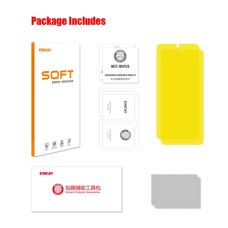For OnePlus 13 2pcs ENKAY Hat-Prince Full Glue Coverage Soft Explosion-proof Hydrogel Film - Others by ENKAY | Online Shopping UK | buy2fix