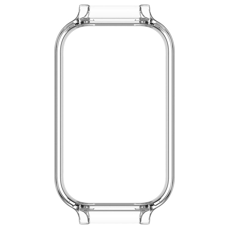 For Redmi Band 2 Half Pack PC Watch Protective Case(Transparent White) - Watch Cases by buy2fix | Online Shopping UK | buy2fix