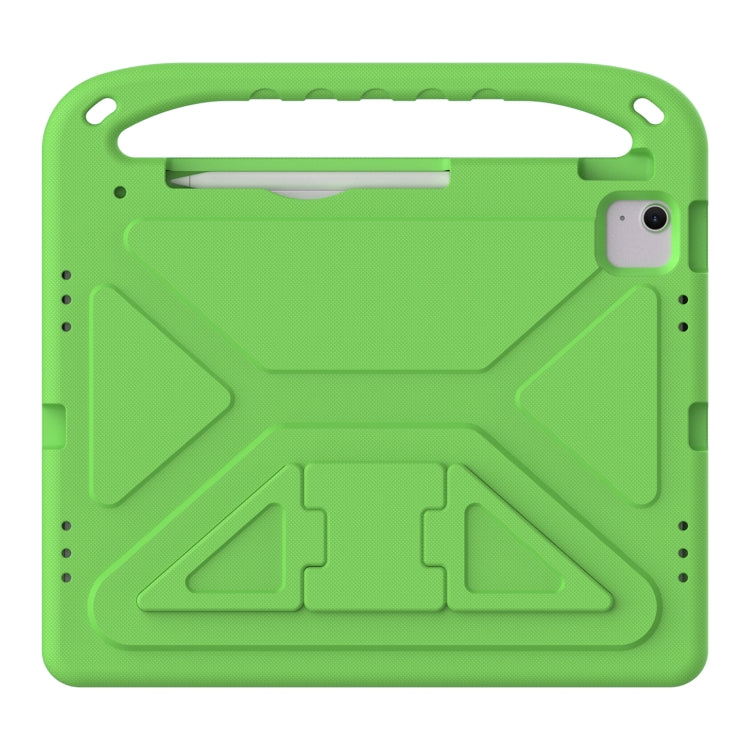 For iPad Air 13 2025 / 2024 Handle EVA Shockproof Tablet Case with Holder(Green) - iPad Air 13 2025 / 2024 Cases by buy2fix | Online Shopping UK | buy2fix