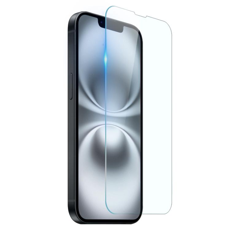For iPhone 16e NORTHJO 2 in 1 TPU Phone Case Screen Protector Tempered Glass Film(Clear) - iPhone 16e Cases by NORTHJO | Online Shopping UK | buy2fix