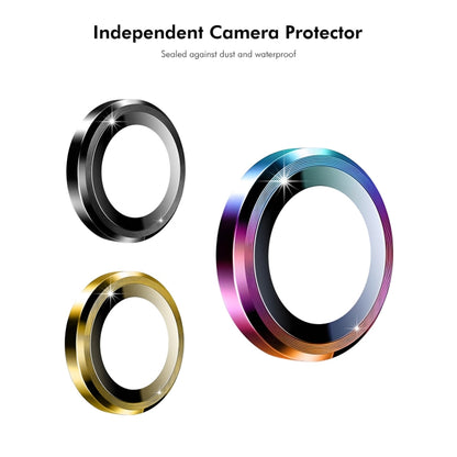 For iPhone 16 Pro / 16 Pro Max ENKAY 9H Rear Lens Aluminium Alloy Tempered Glass Film(Grey) - iPhone 16 Pro Max Tempered Glass by ENKAY | Online Shopping UK | buy2fix