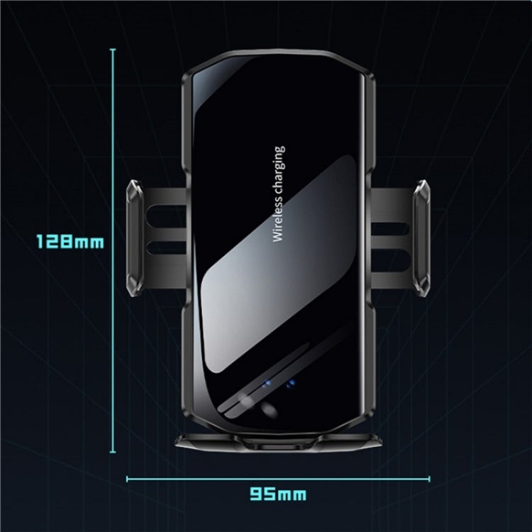 SD10 Wireless Charging Car Air Vent Car Mount Smart Sensor Phone Holder Charger - Wireless Charger Holders by buy2fix | Online Shopping UK | buy2fix