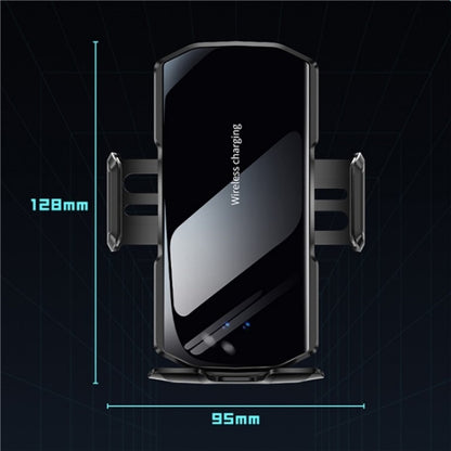 SD10 Wireless Charging Car Air Vent Car Mount Smart Sensor Phone Holder Charger - Wireless Charger Holders by buy2fix | Online Shopping UK | buy2fix