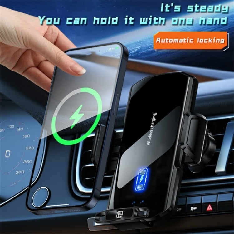 SD11 Car Mount Air Vent Phone Holder 15W Fast Charging Car Wireless Charger - Wireless Charger Holders by buy2fix | Online Shopping UK | buy2fix