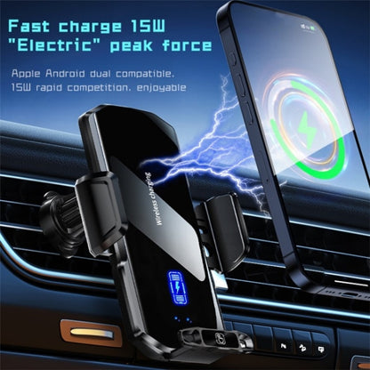 SD11 Car Mount Air Vent Phone Holder 15W Fast Charging Car Wireless Charger - Wireless Charger Holders by buy2fix | Online Shopping UK | buy2fix