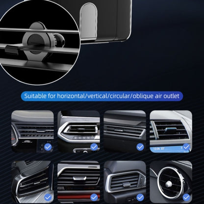 C1 Car Wireless 66W Fast Charger Phone Holder Infrared Sensor Punk Style(Black) - Wireless Charger Holders by buy2fix | Online Shopping UK | buy2fix