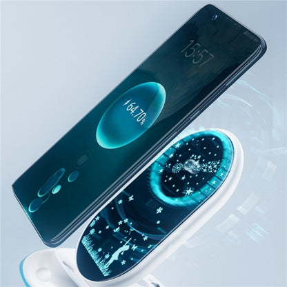 K18 Universal Desktop Stand 15W Wireless Fast Charging Phone Charger(Purple) by buy2fix