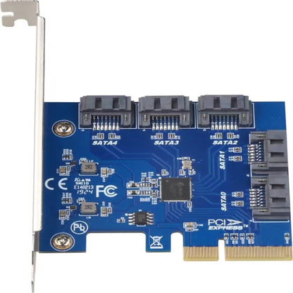 PCIE 3.0-4X to 5 x SATA Controller Card by buy2fix