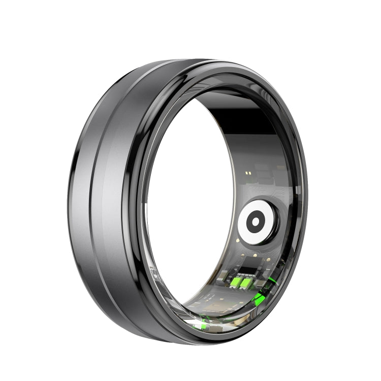 R06 SIZE 8 Smart Ring, Support Heart Rate / Blood Oxygen / Sleep Monitoring / Multiple Sports Modes(Black) by buy2fix