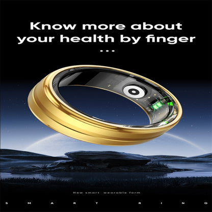 R06 SIZE 9 Smart Ring, Support Heart Rate / Blood Oxygen / Sleep Monitoring / Multiple Sports Modes(Black) by buy2fix