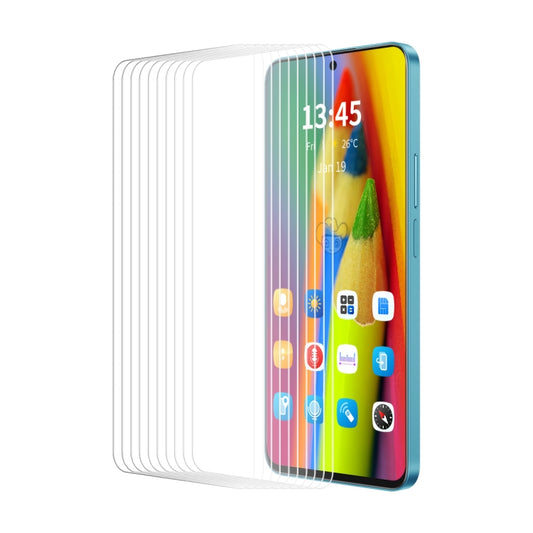 For Motorola Moto G15 10pcs ENKAY 9H Big Arc Edge High Aluminum-silicon Tempered Glass Film - Motorola Tempered Glass by ENKAY | Online Shopping UK | buy2fix